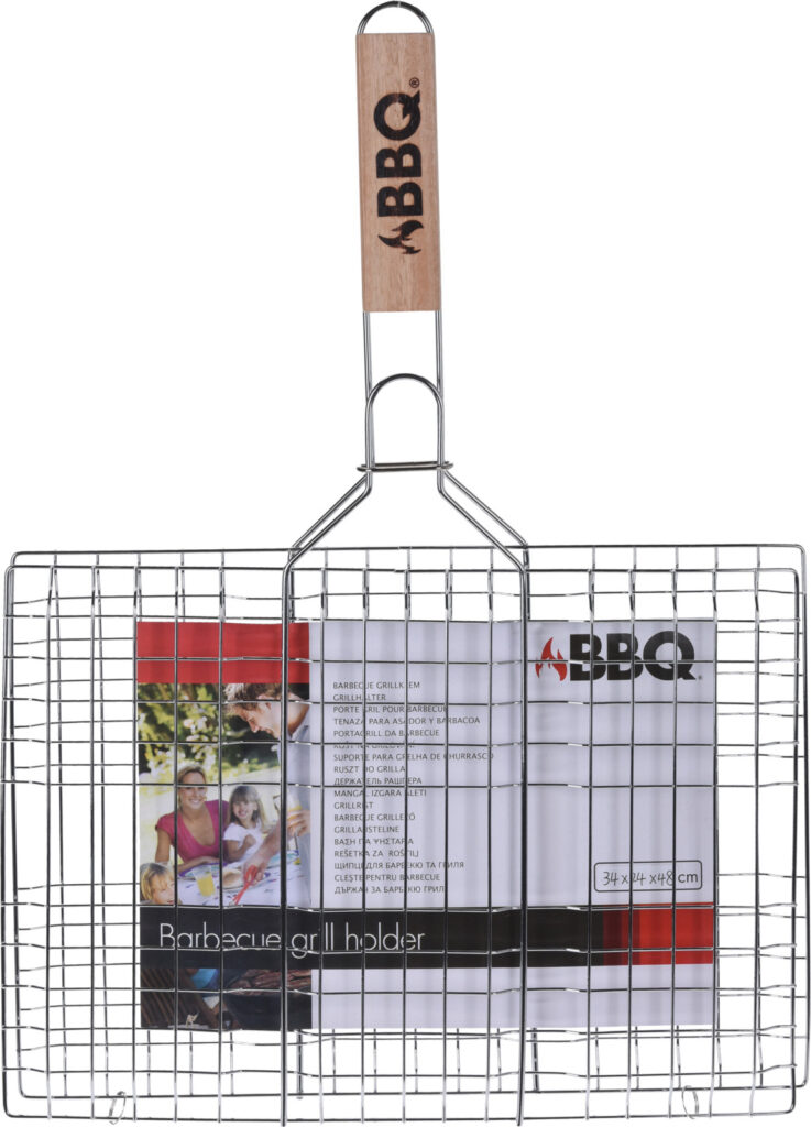 Mangal Izgarası Dikdörtgen Ahşap Saplı 24*34cm 382gr